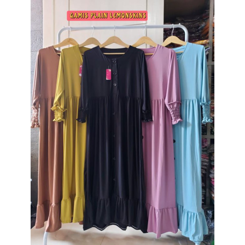 Gamis Kancing Polos