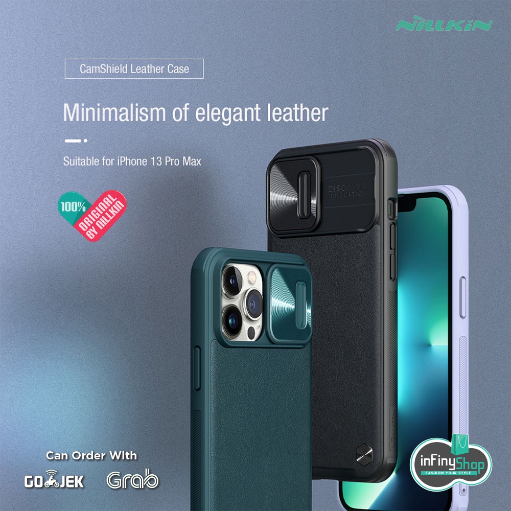 APPLE IPHONE 13 PRO MAX - NILLKIN CAMSHIELD LEATHER CASE