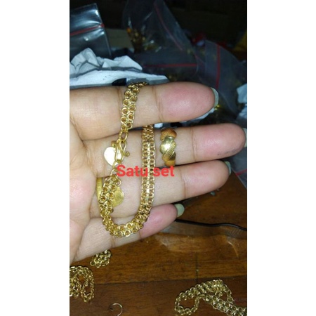 set gelang&cincin