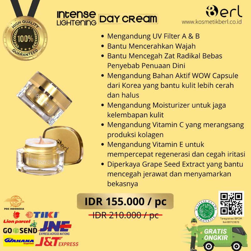 DAY CREAM BY B ERL COSMETICS