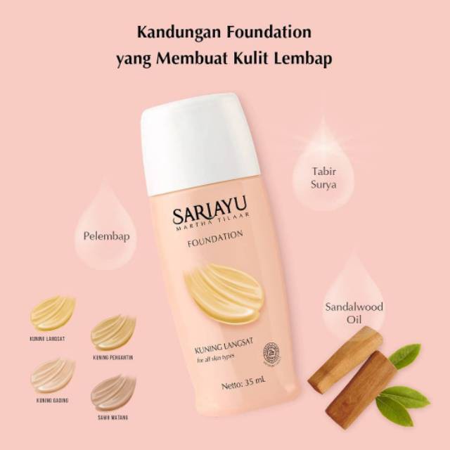 Sariayu Foundation Liquid ( 35 ML )
