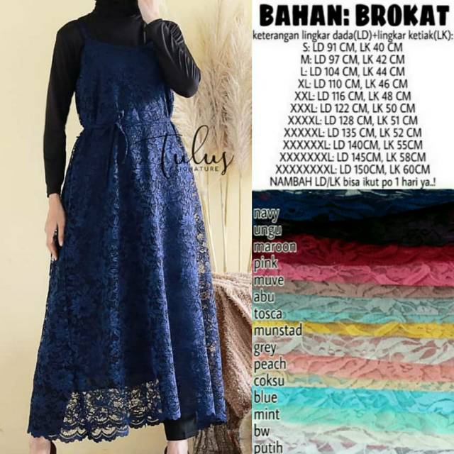 Overall brukat jumbo Bigsize