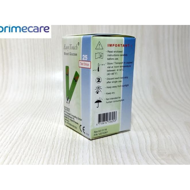 STRIP EASY TOUCH GULA DARAH / GLUCOSE KODE 147