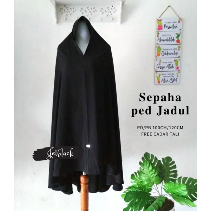 Khimar jetblack