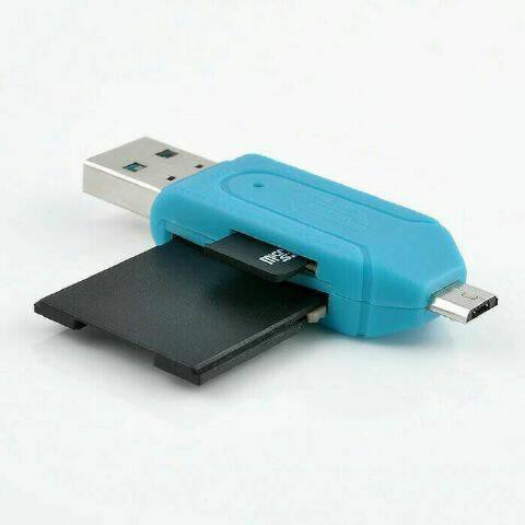 OTG USB 2.0 for SDHC and Micro Sd card reader