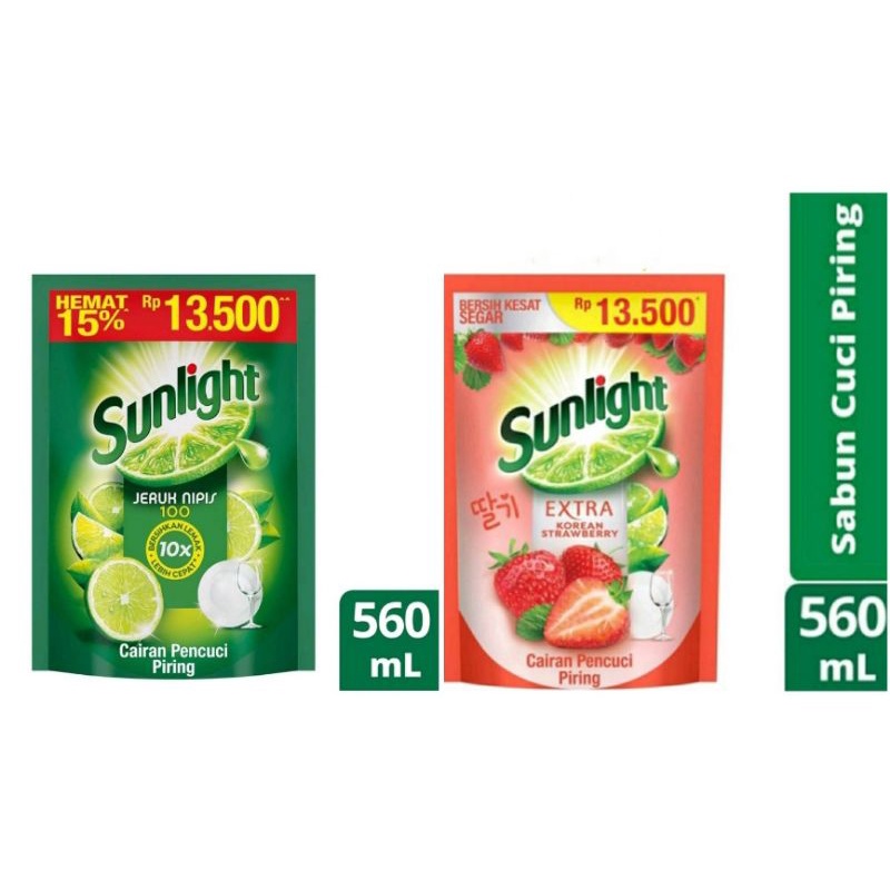 sunlight jeruk nipis 560ml