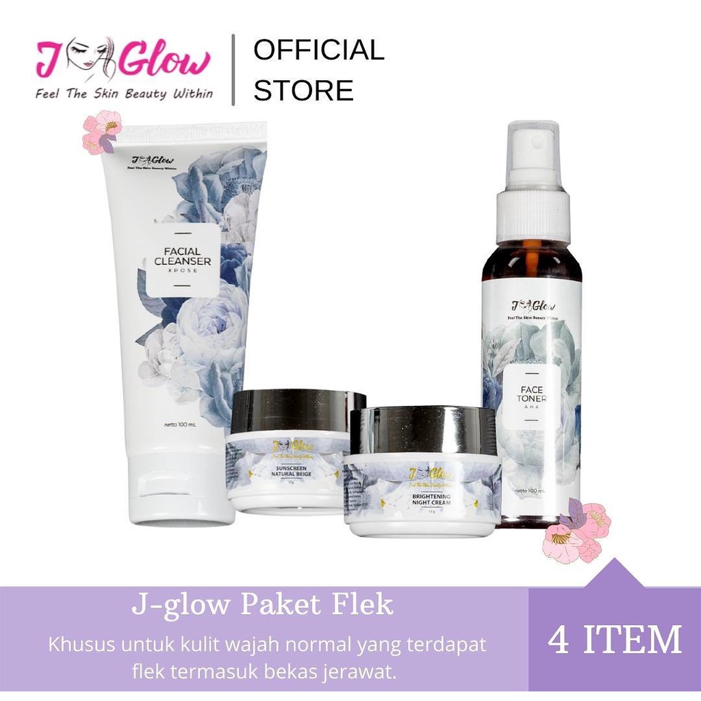JGLOW PAKET FLEK 4 ITEM