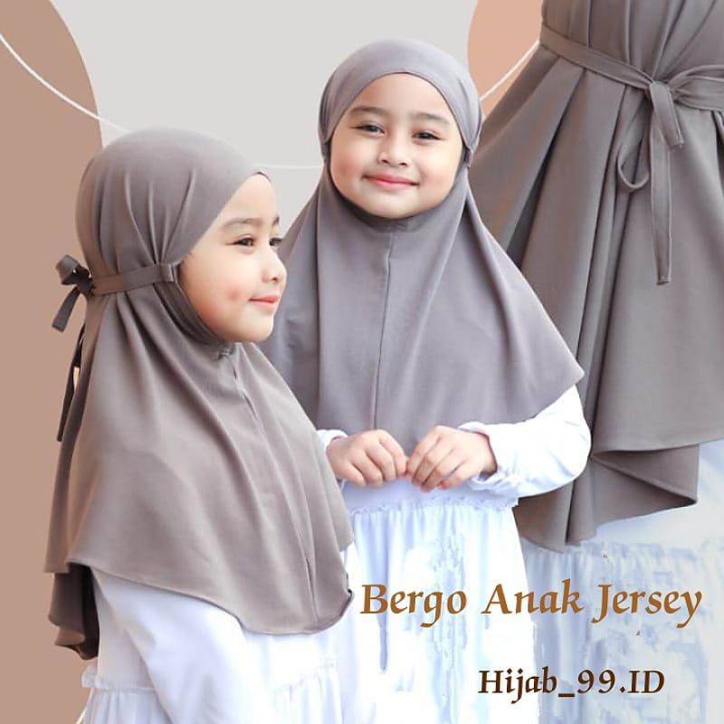 Jilbab Anak Bergo Jersey Premium