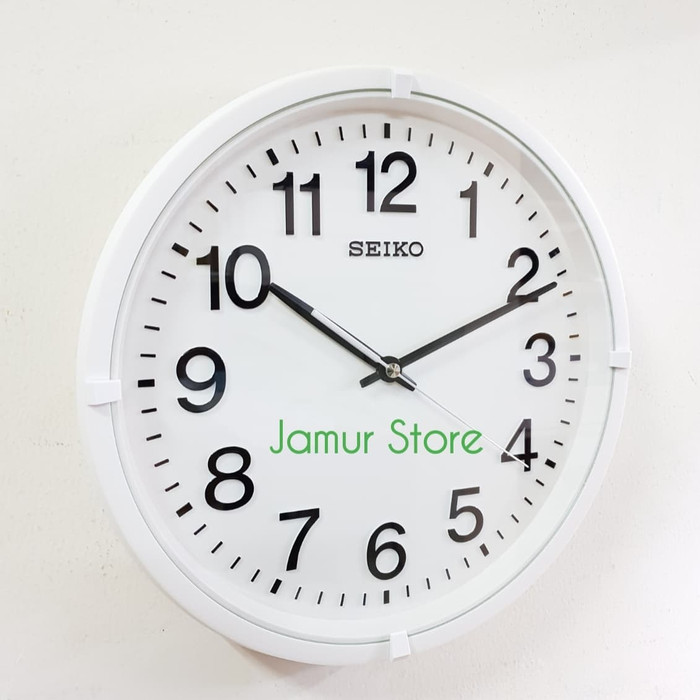 Stop!! Jam Dinding Seiko Qxa652W - Putih