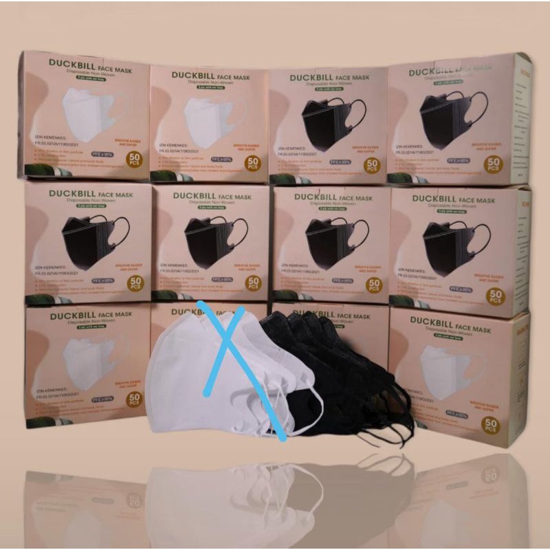 Masker Ducbil Y&B isi 50pcs