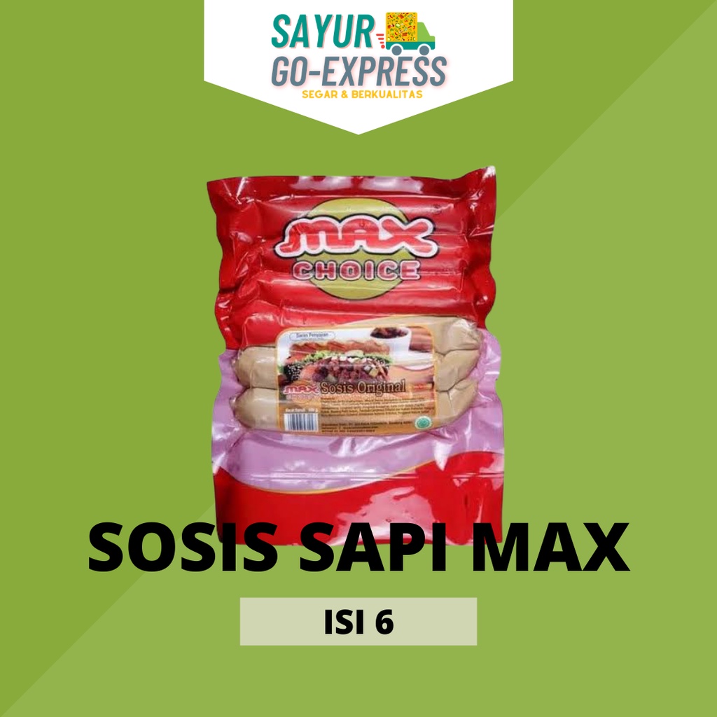 sosis sapi max choice frozen
