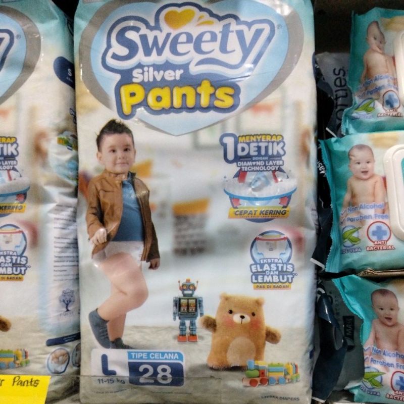 sweety silver pants