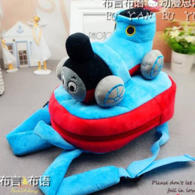 Tas Anak Backpack Ransel Boneka Thomas Size M