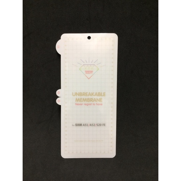 Tempered HYDROGEL Unbreakable Membrane for Samsung A52