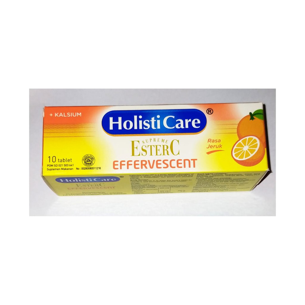 HOLISTICARE SUPREME ESTER C EFFERVESCENT ORANGE