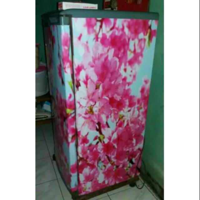 Sticker kulkas 1p full bodi bunga