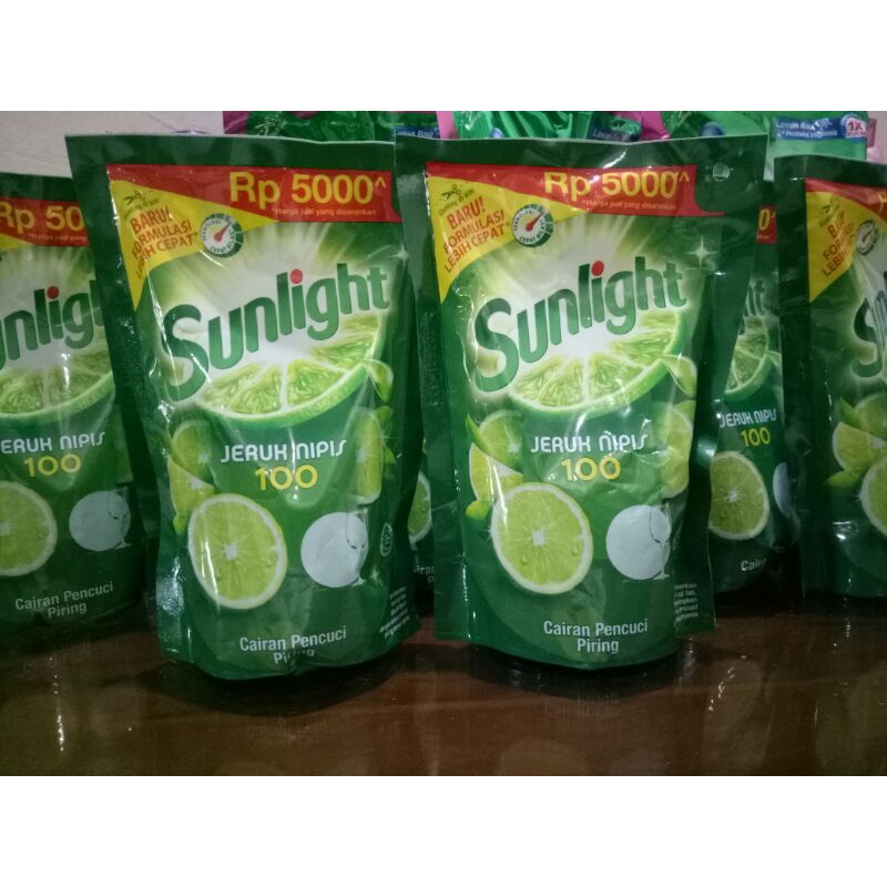 sunlight pencuci piring 210mlJerukNipis
