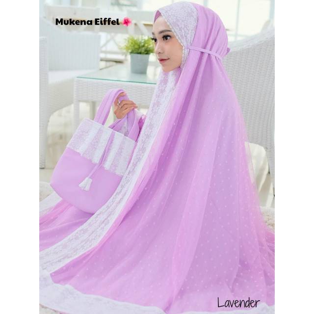 Mukena Eiffel Lavender