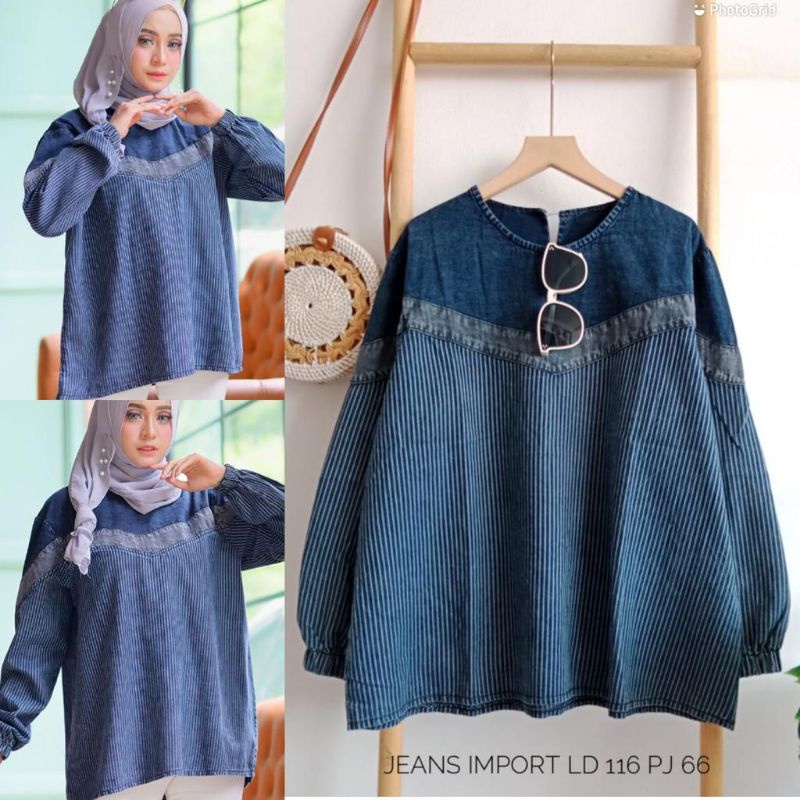 JEANS BLOUSE