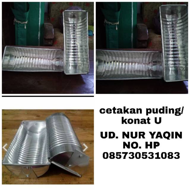 cetakan puding konat U