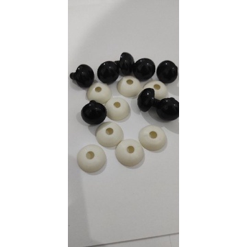 Mata Boneka 18mm Hitam
