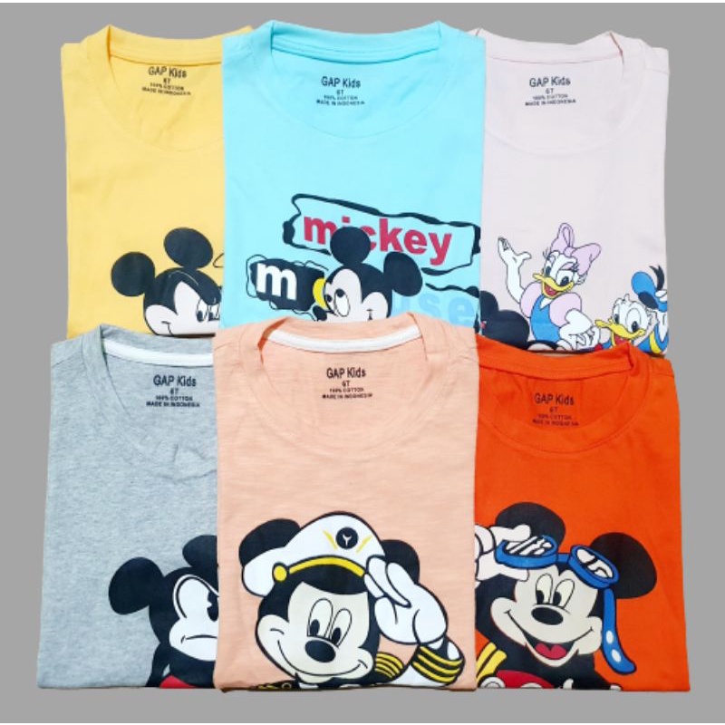 KAOS ANAK GAP EDISI MICKEY MOUSE