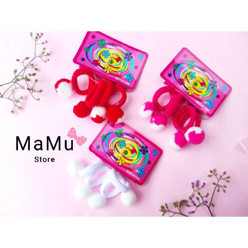 IKAT RAMBUT POMPOM MINI