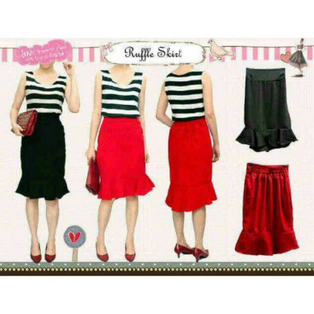 Rok ruffle