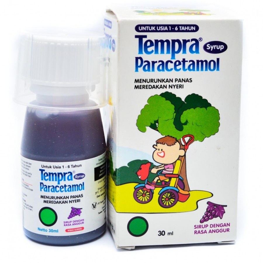 TEMPRA SIRUP 30ML RASA ANGGUR