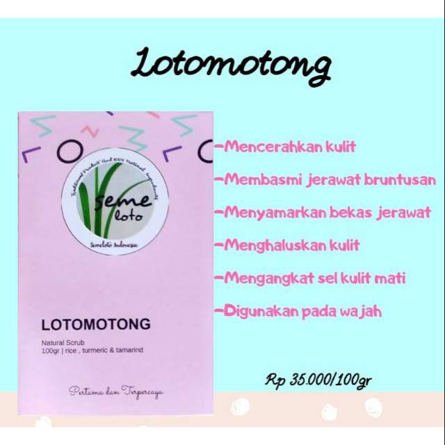Masker Lotomotong