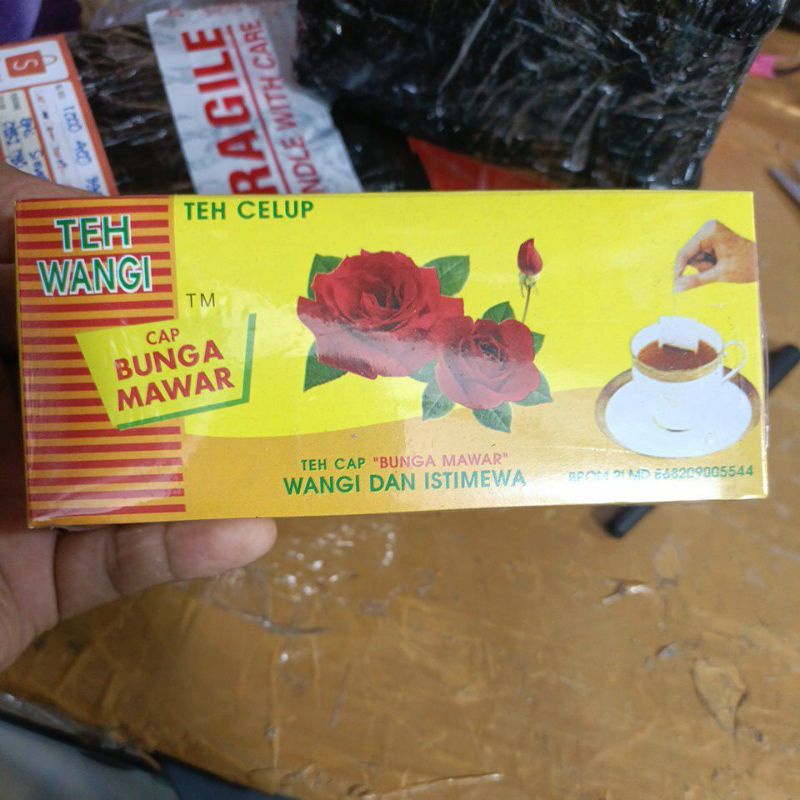 Teh Celup Mawar / Teh Celup Cap Bunga Mawar