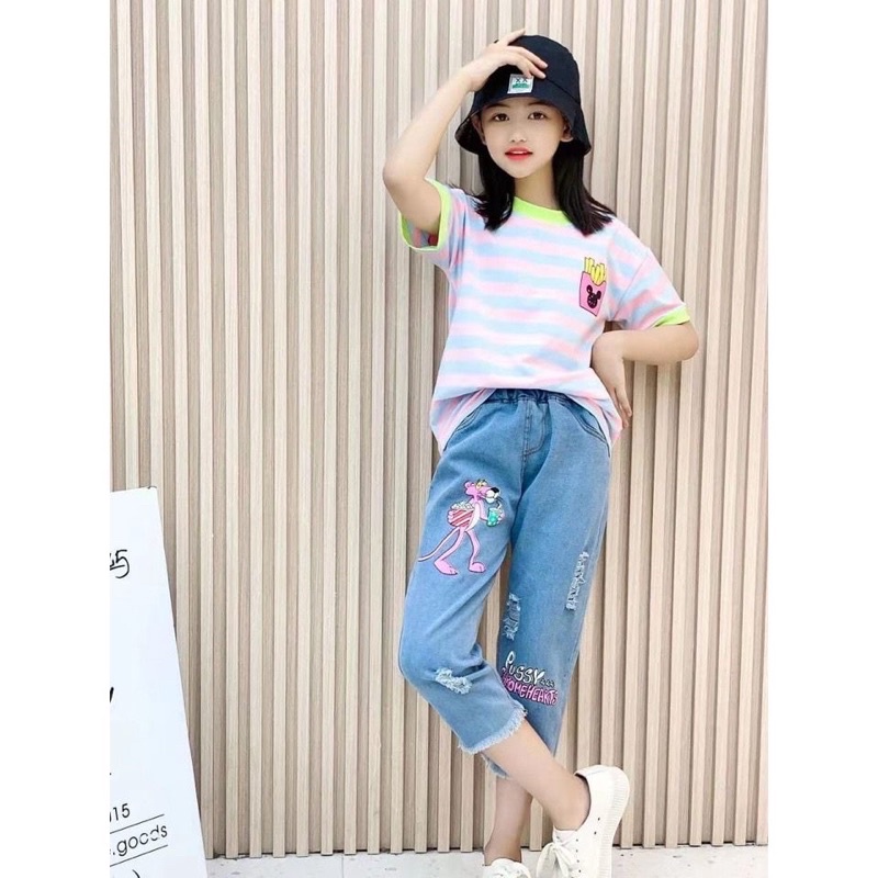 Setelan kaos anak import