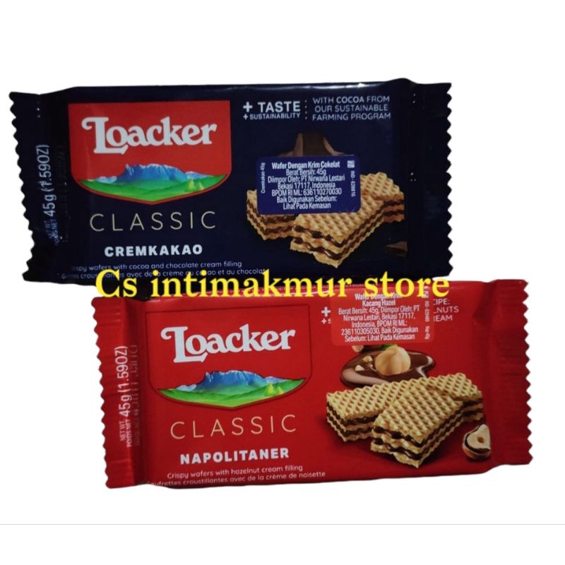 Wafer Loacker 45 gr
