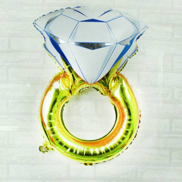 Balon foil Cincin DIAMOND Mini