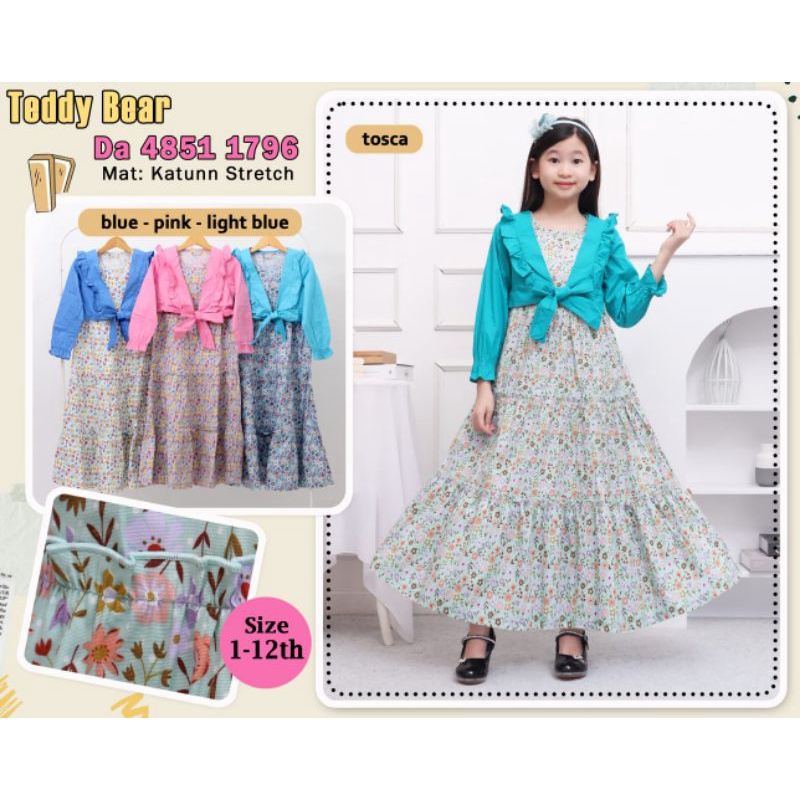 Gamis Teddy Bear 1-10 thn