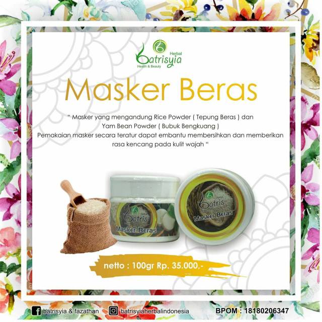 Masker beras batrisyia