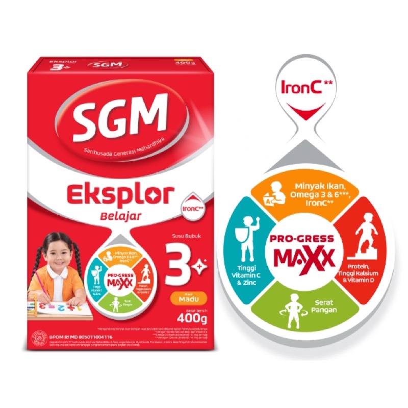 SGM EKSPLOR 3+ MADU 400G