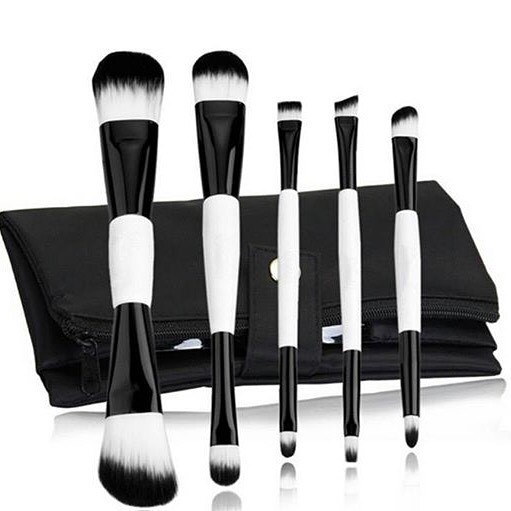 Black & White Double Function Brush Set
