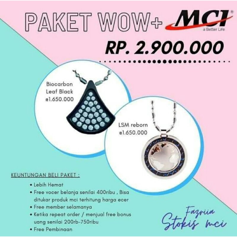 paket wow pendant