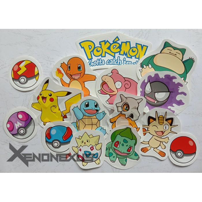 Stiker Pack Pokemon