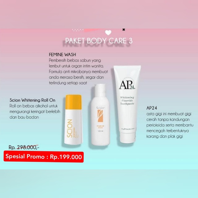 Paket body care 3