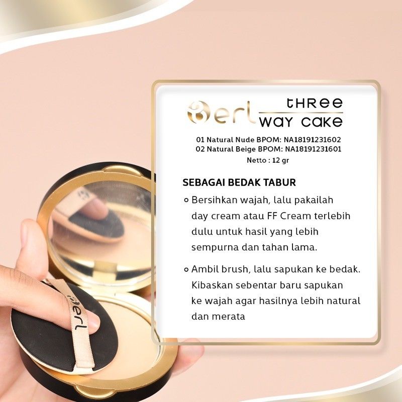 B ERL Three Way Cake // Compact Powder