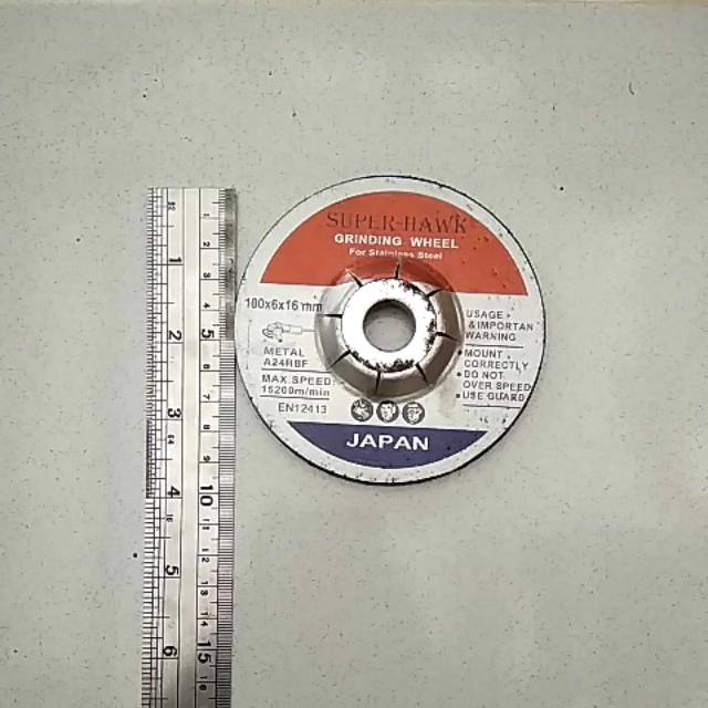 Grinding Disc "Super Hawk" 4" x 6mm