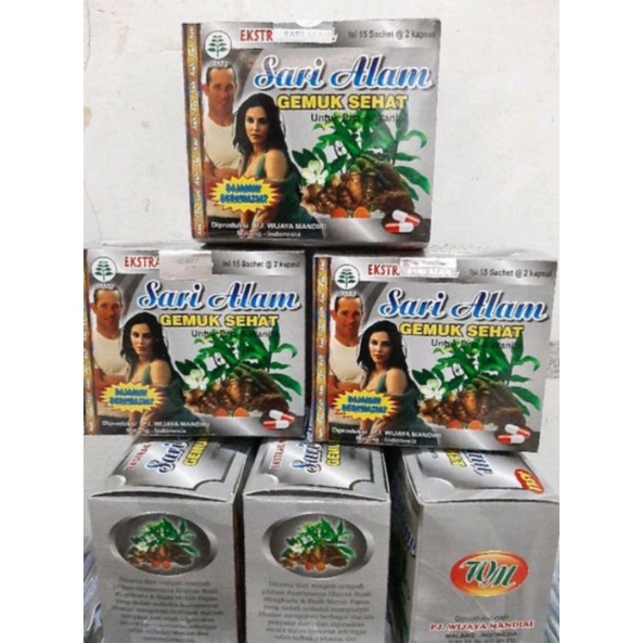 [ Bisa COD ] Jamu gemuk sehat SARI ALAM Original