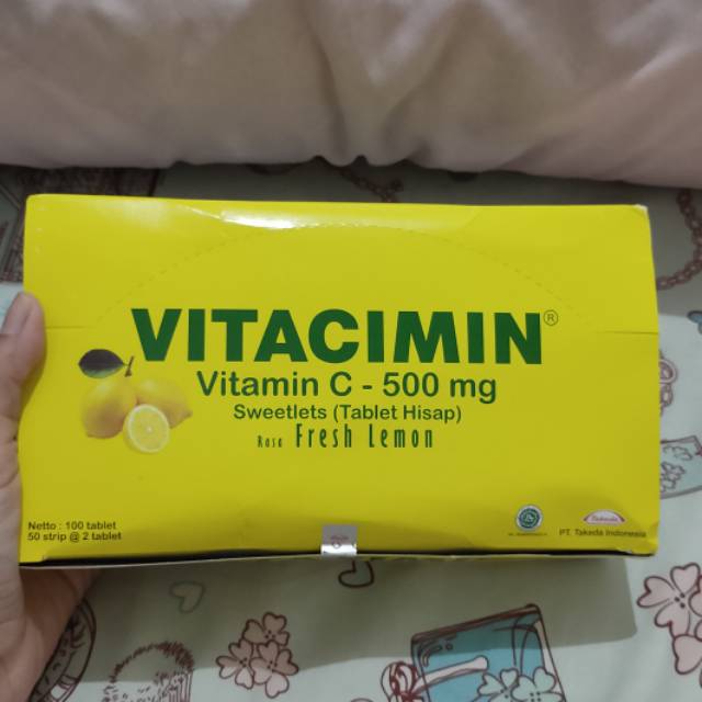 Vitacimin lemon isi 100 tablet murah