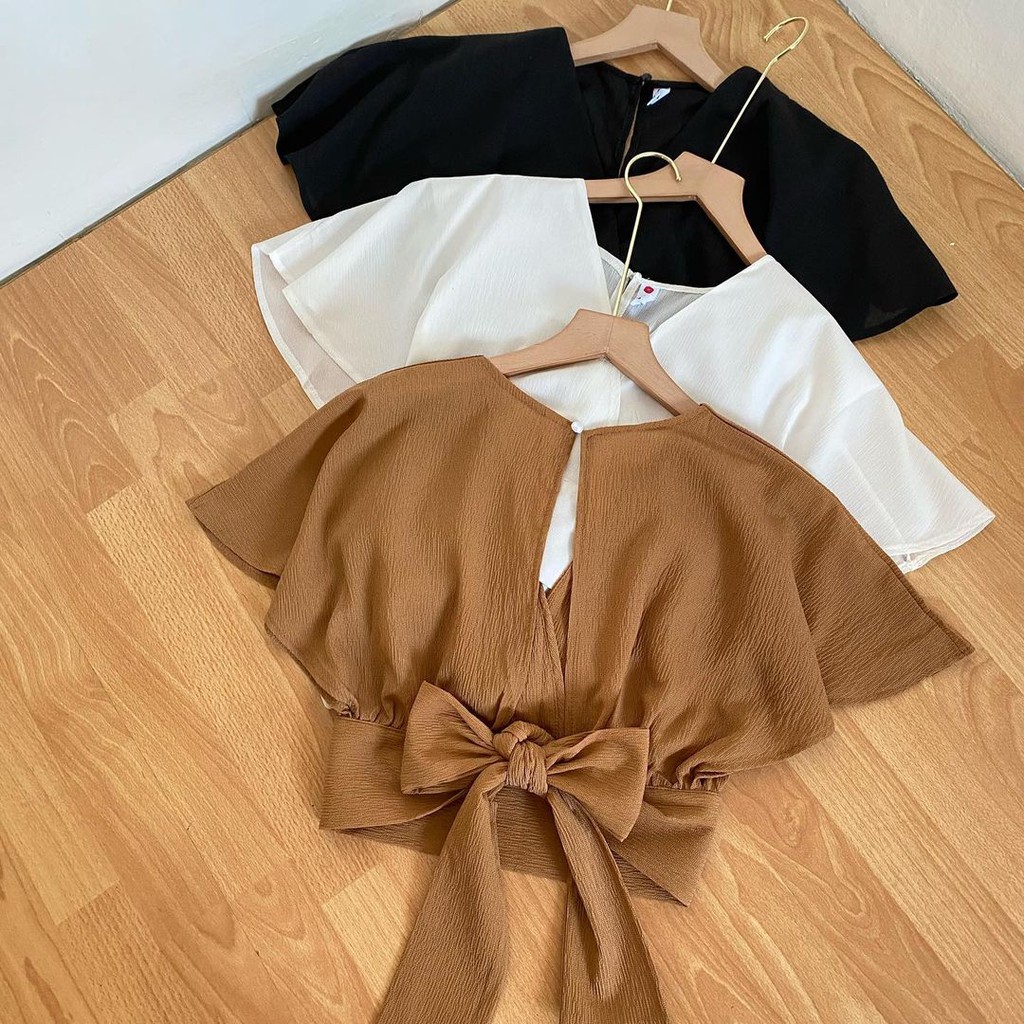 FEMEI OUTER CROP BOW BACK CARDY