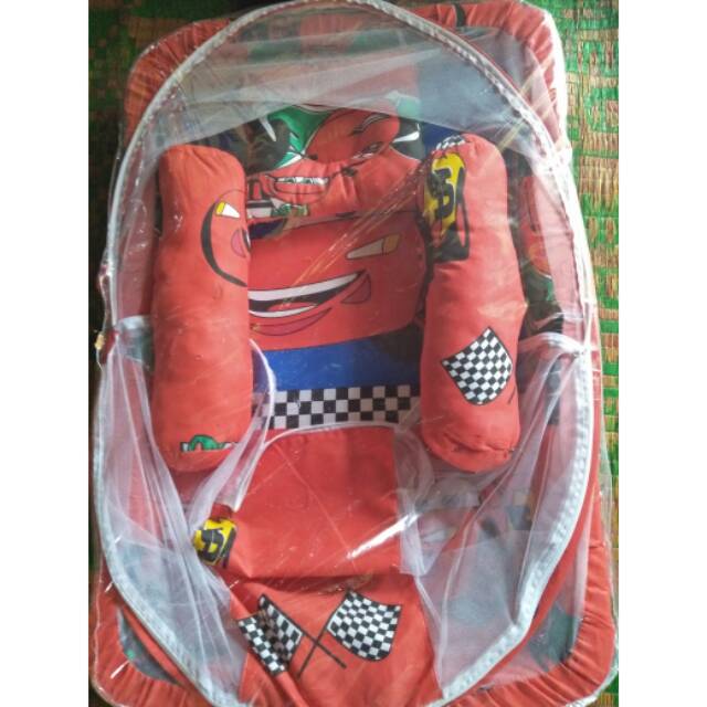 Temol tidur bayi plus kelambu