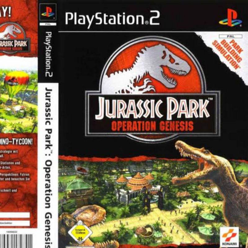 Kaset Ps2 JURASSIC PARK OPERATION GENESIS