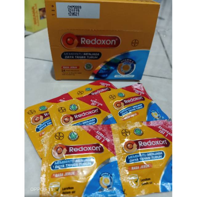 Redoxon sachet 1tablet dan 2tablet