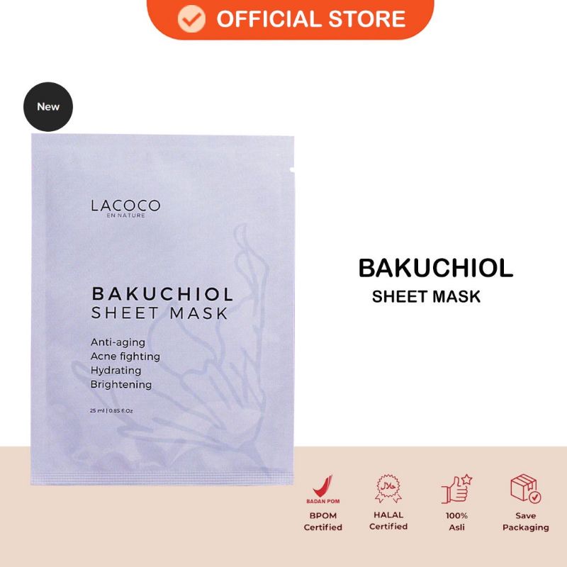 Lacoco Bakuchiol Sheet Mask